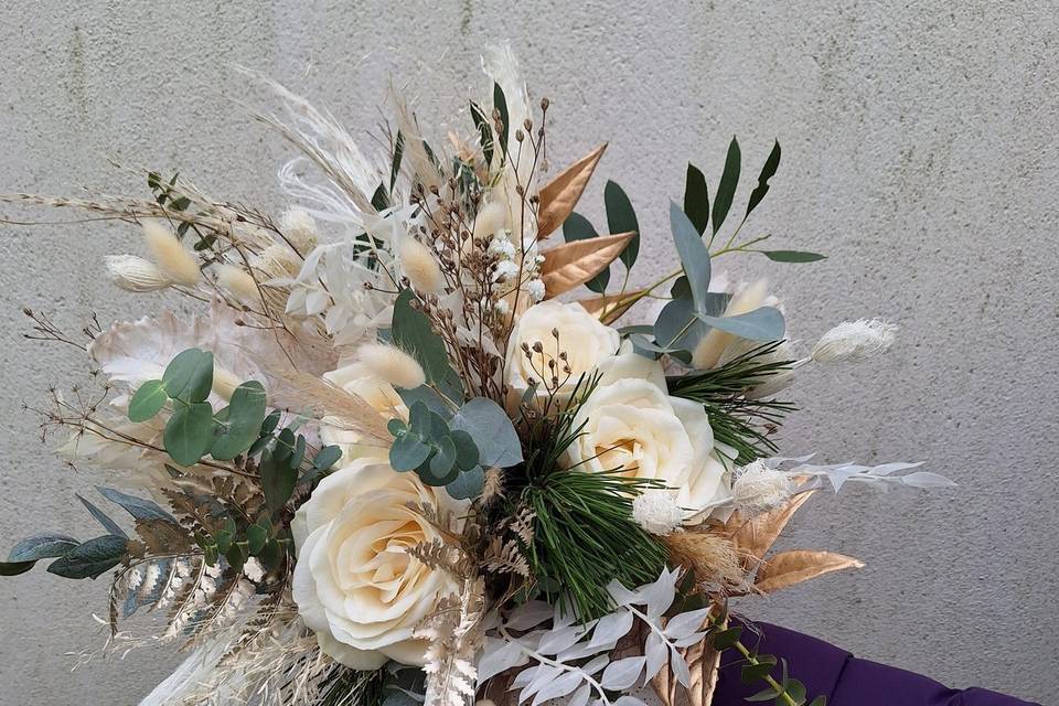 Boho-chic bouquet