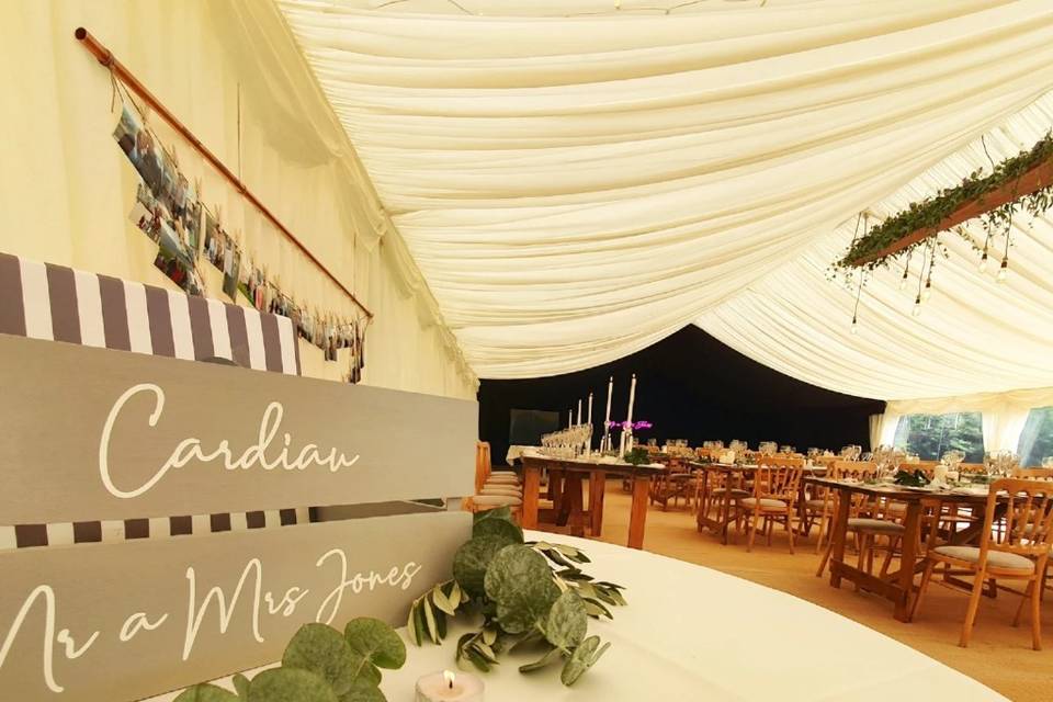 Marquee weddings in Gwynedd