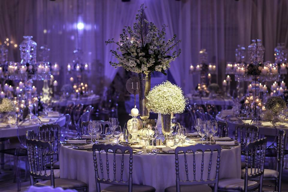 Beautiful evening decorations