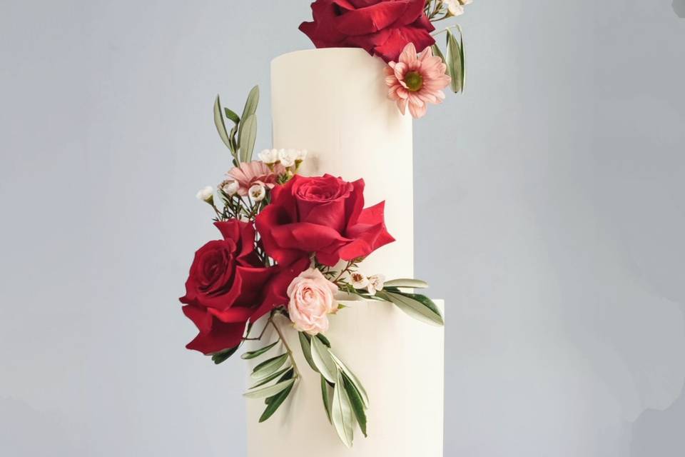 Fresh Flower Cake