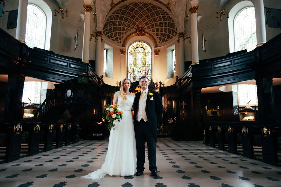 Grand church portrait