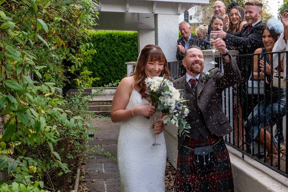 Just married