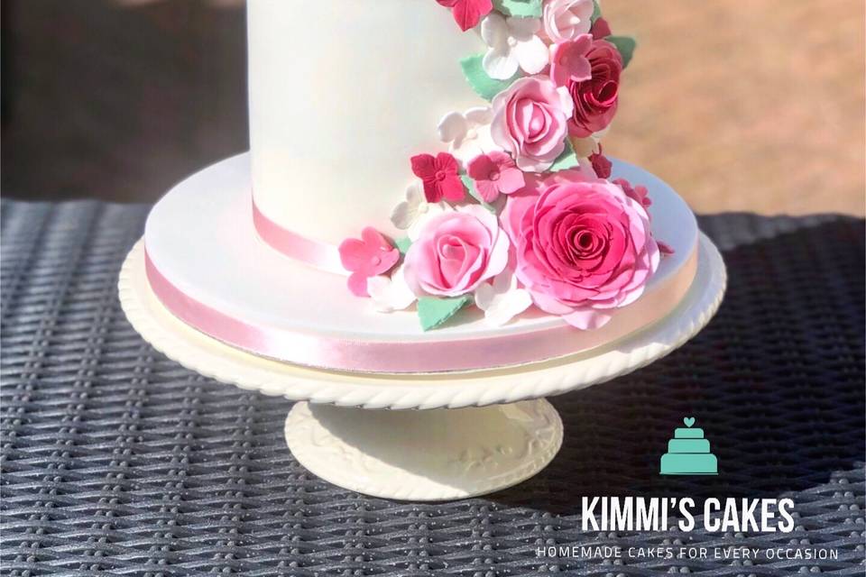 Fondant with Sugar Flowers