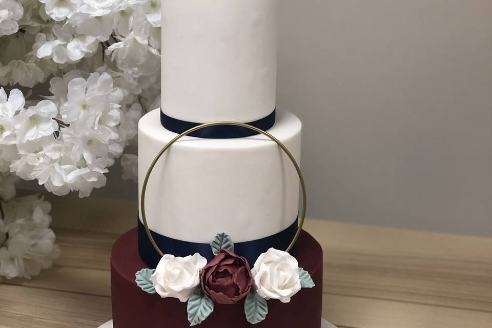 Burgundy Fondant