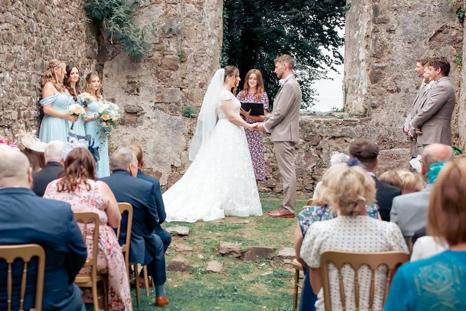 Church Ruins Ceremony