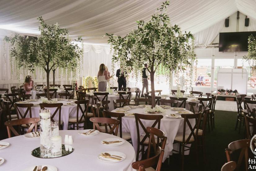 Marquee reception