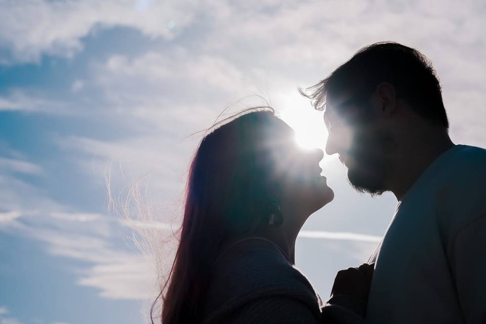 Sunset engagement