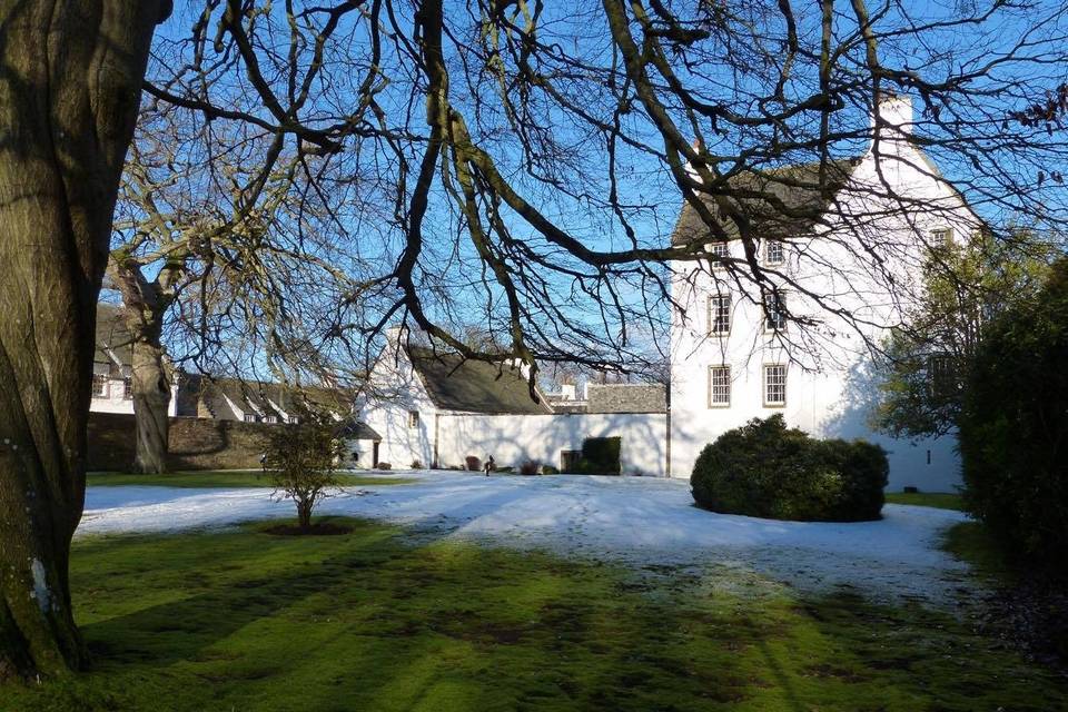 Macdonald Houstoun House on a winter day