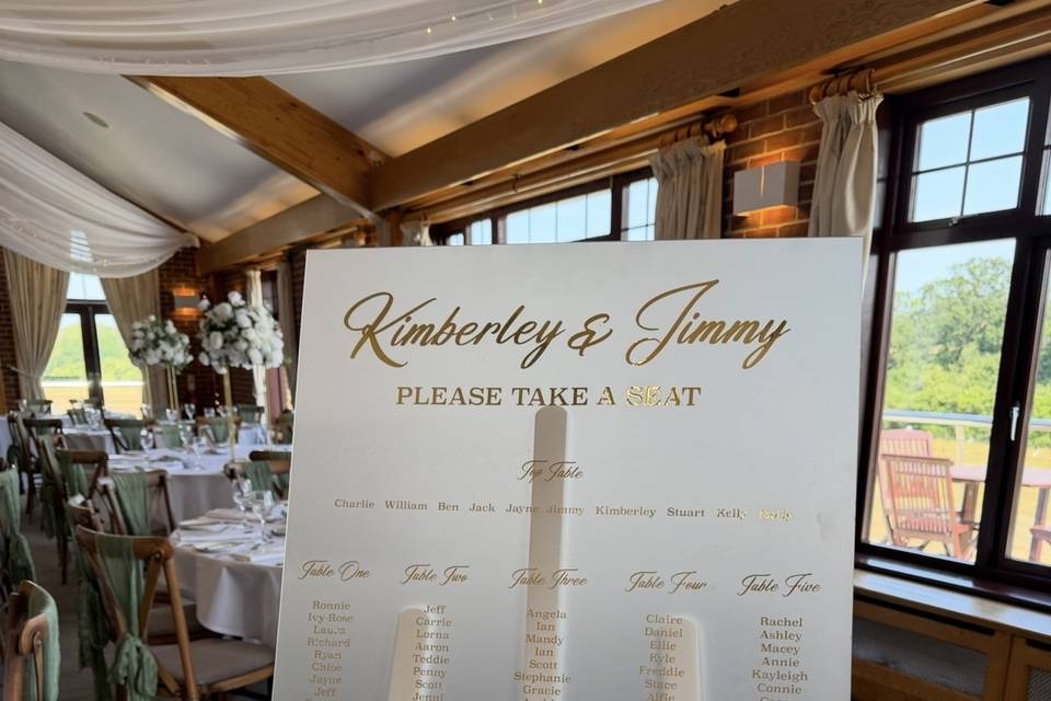Seating Plan