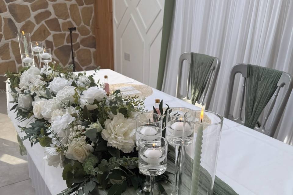 Top table