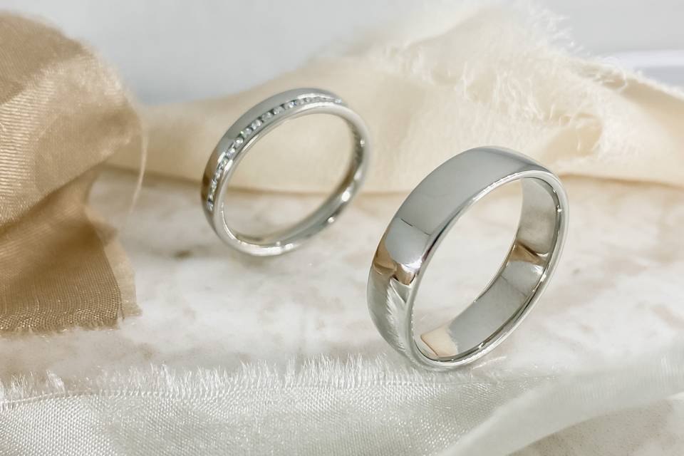Platinum Diamond Wedding Rings