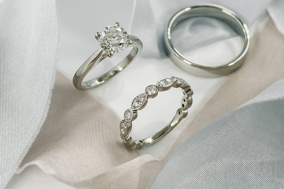 Platinum Diamond Rings