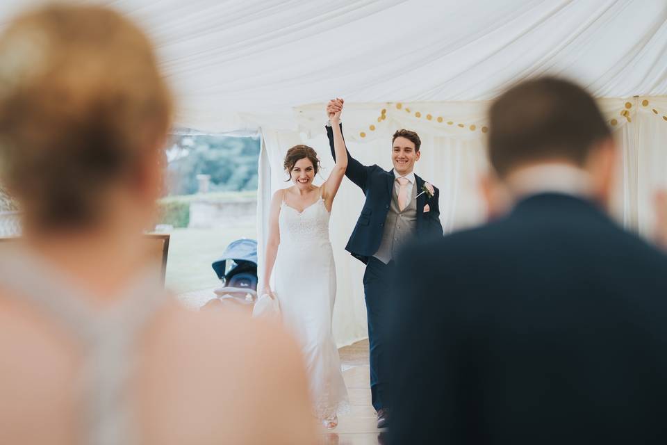 Newlyweds arrival - Matt Fox Photography