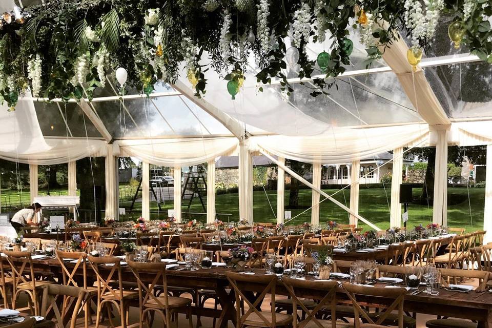 Marquee Wedding Set Up