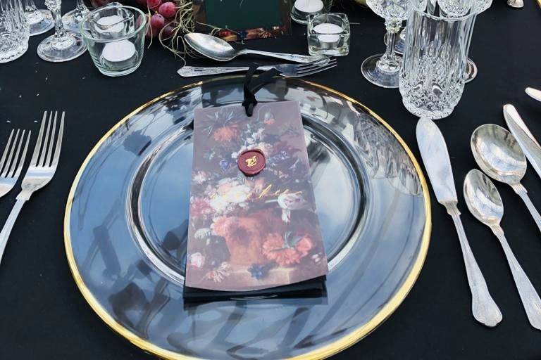 Dark Tablescape