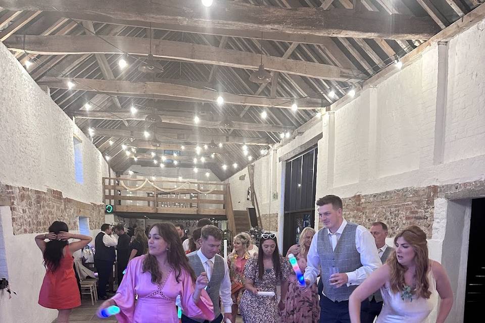 Wedding Curds Hall Barn