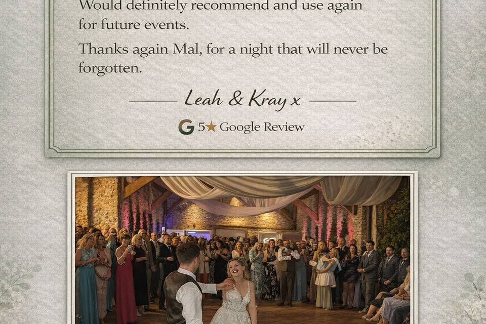 Lovely review from Leah