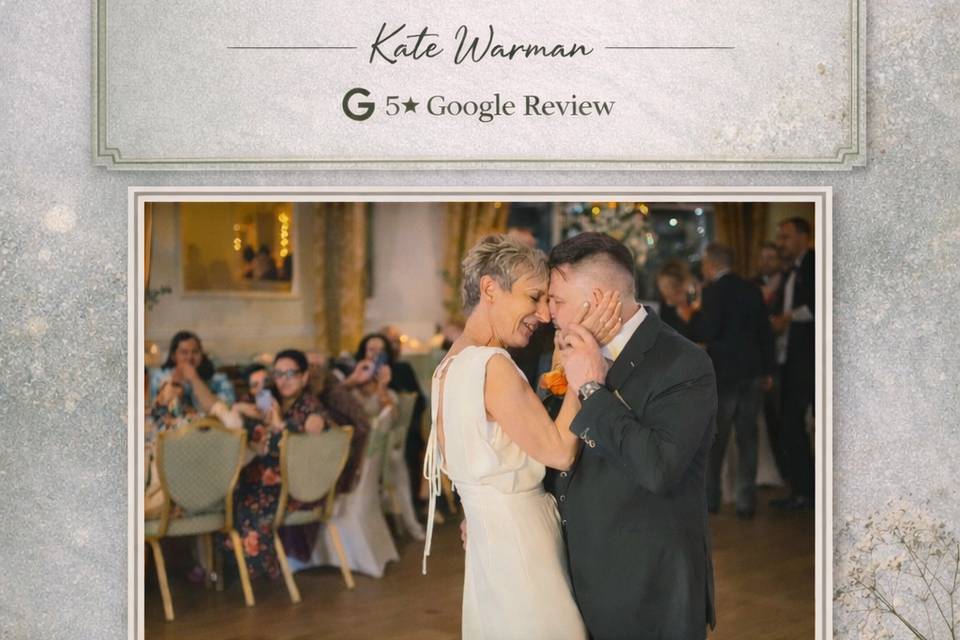 Lovely review from Kate
