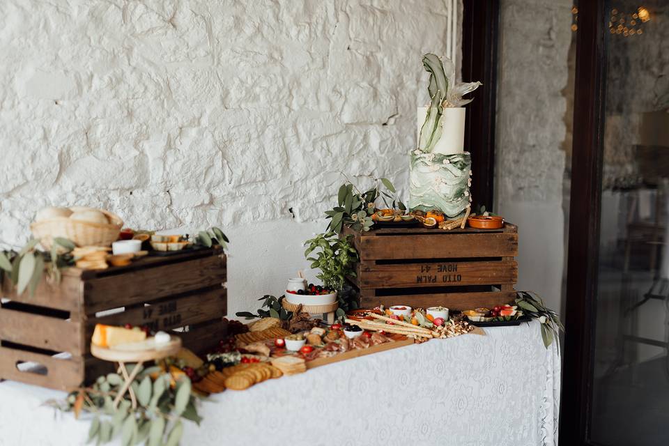 The Reception Buffet Space