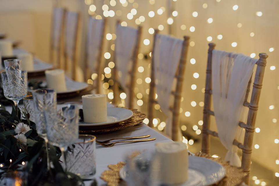 Reception Barn- Top Table