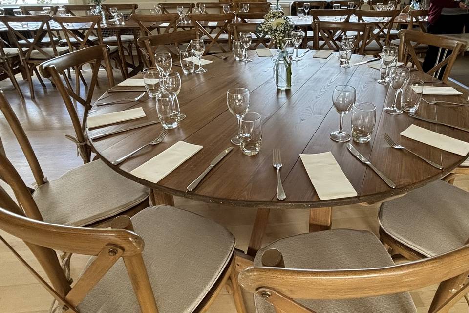 Rustic Round tables