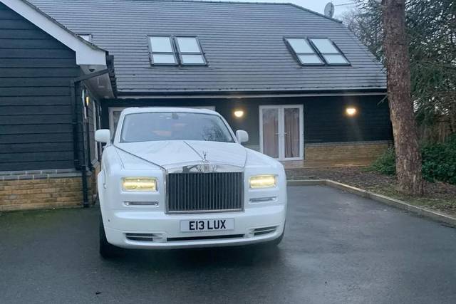 Elegant wedding transportation