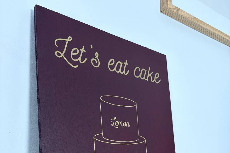 Cake Menu