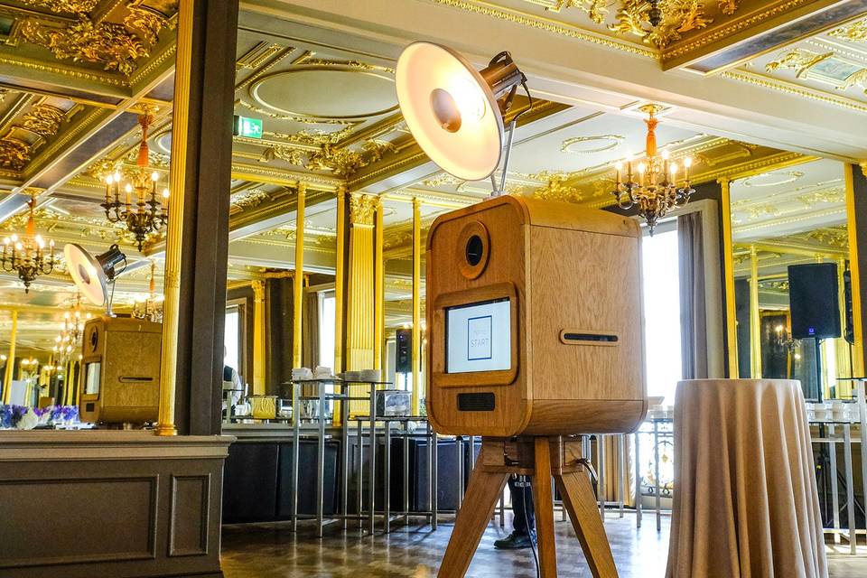 Luxury photo booth Cafe Royal