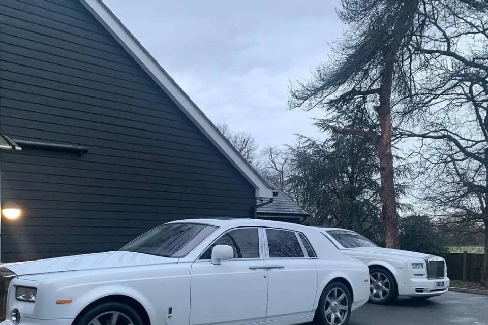 Luxury wedding cars