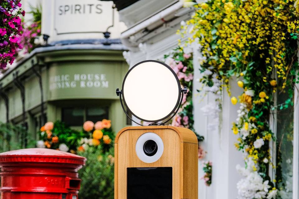 Vintage photo booth