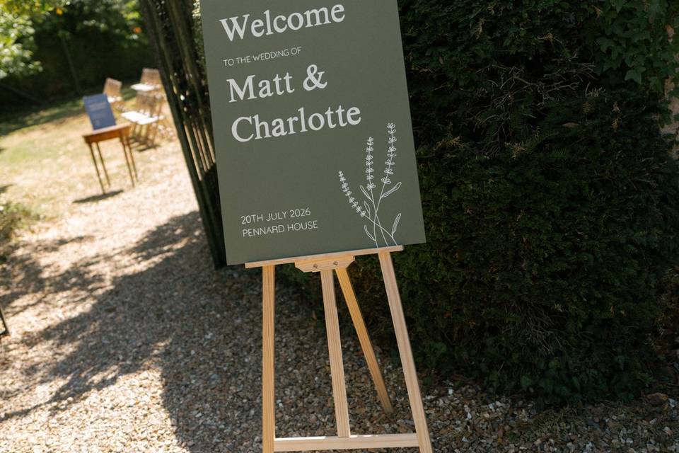 Welcome Sign
