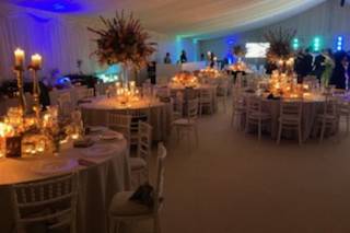 Atmospherice dining marquee