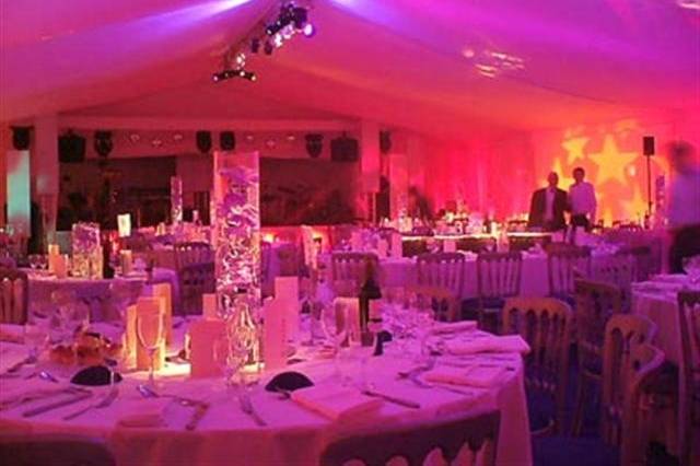 Atmospheric dining marquee