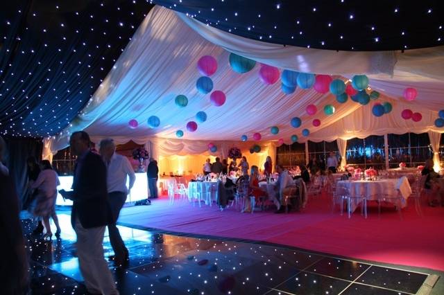 Dreamy themed marquee