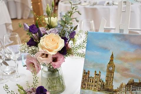 Guest table bottles