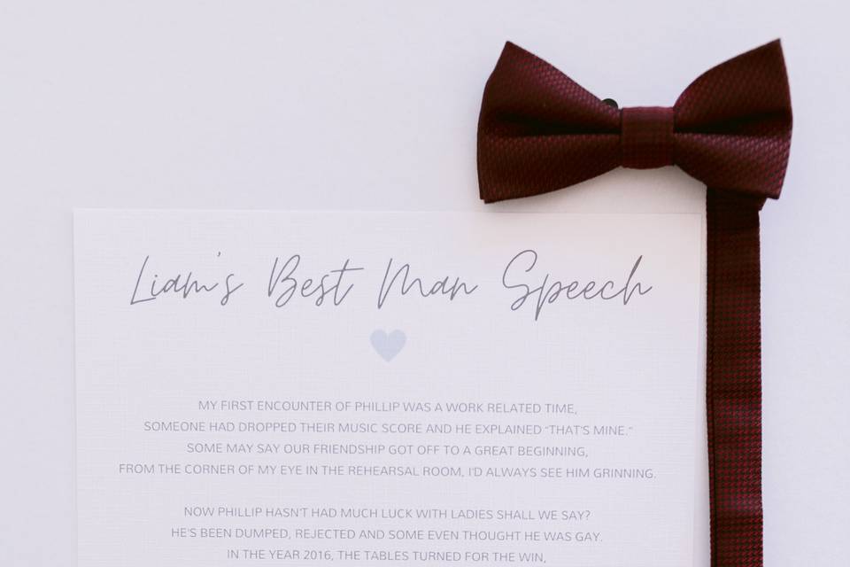 Best Man Speech Personalised