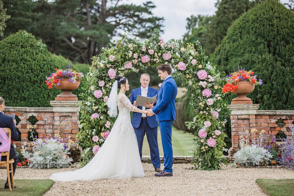 Outdoor ceremony