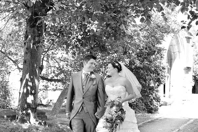 Brailes wedding, Warwickshire