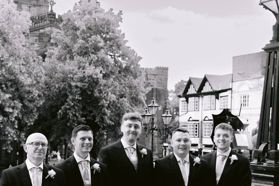 Groom and Groomsmen