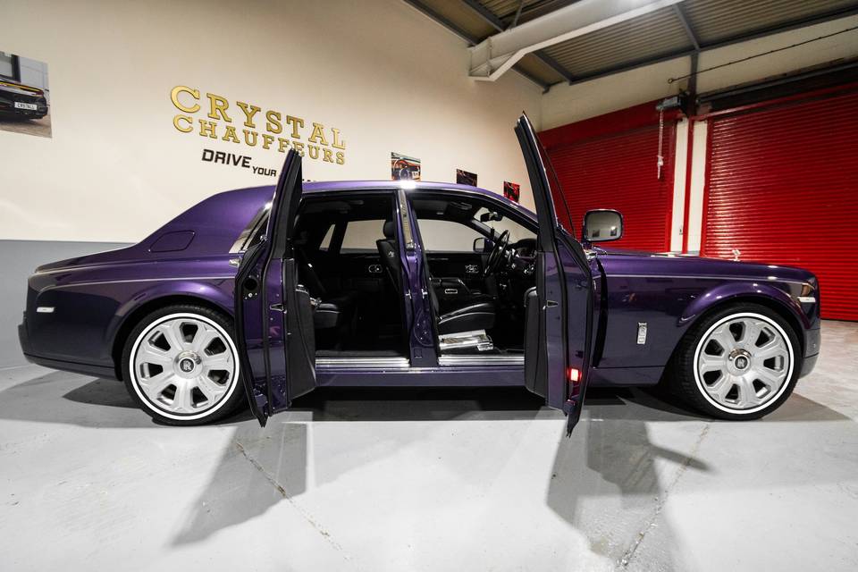 Purple Rolls Royce Phantom S2