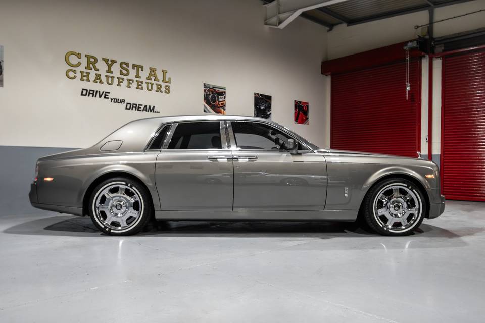 Grey Rolls Royce Phantom