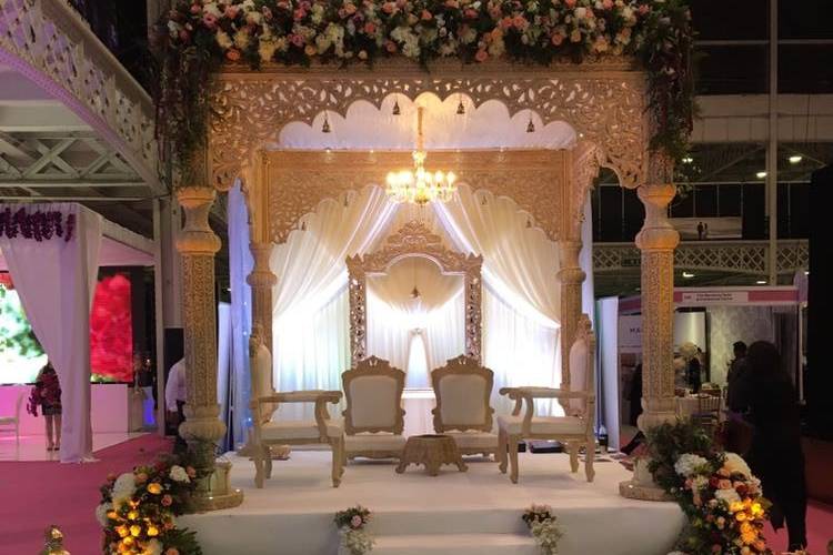 Floral mandap