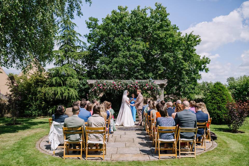 Married in the garden