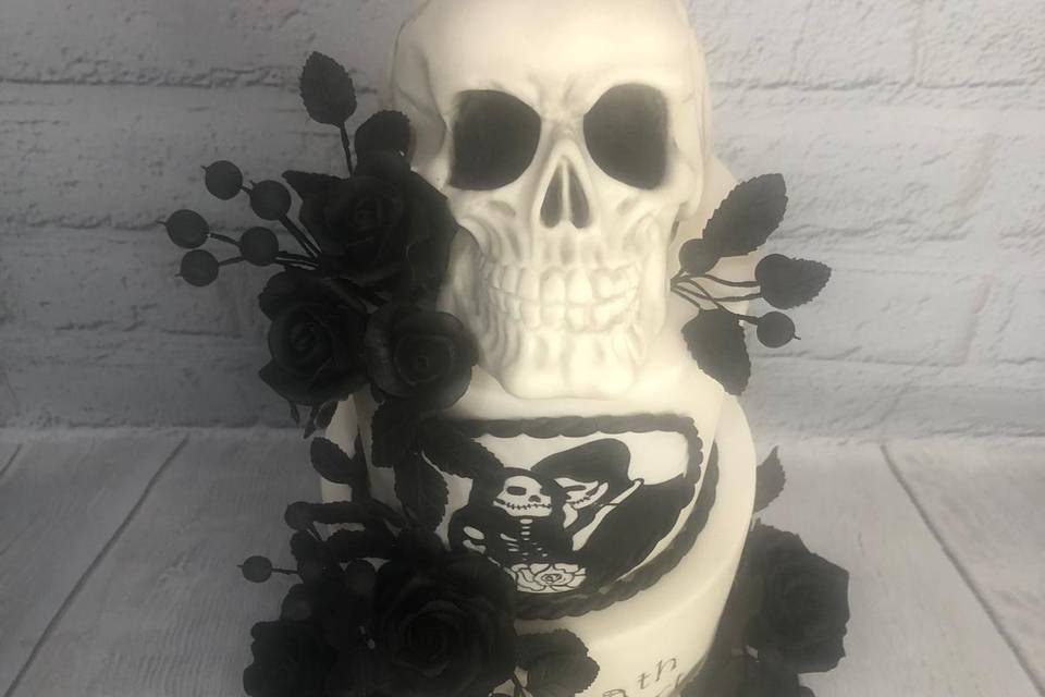 Skull Wedding Cake