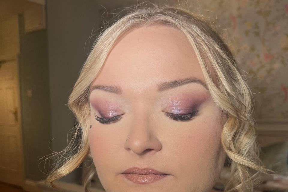 Purple alternative bridal