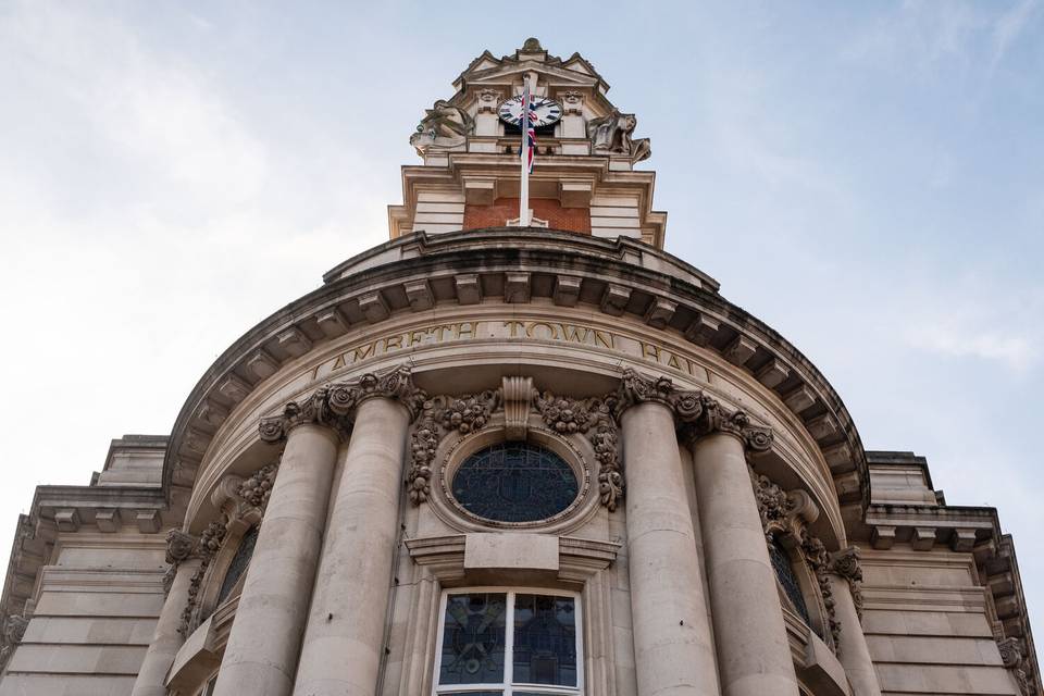 Lambeth Town Hall facade