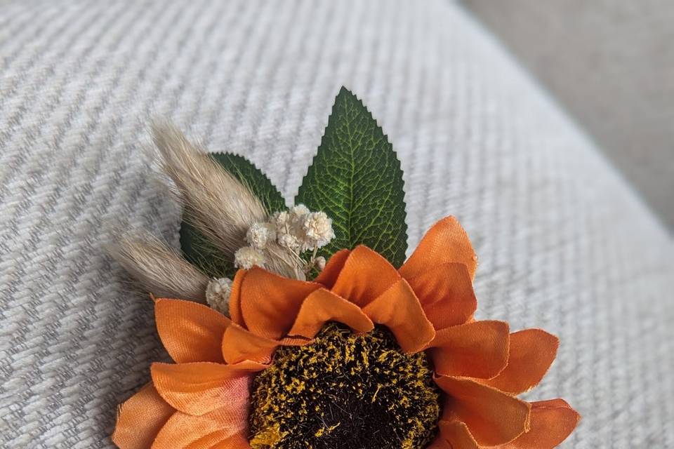 Sunflower Buttonhole