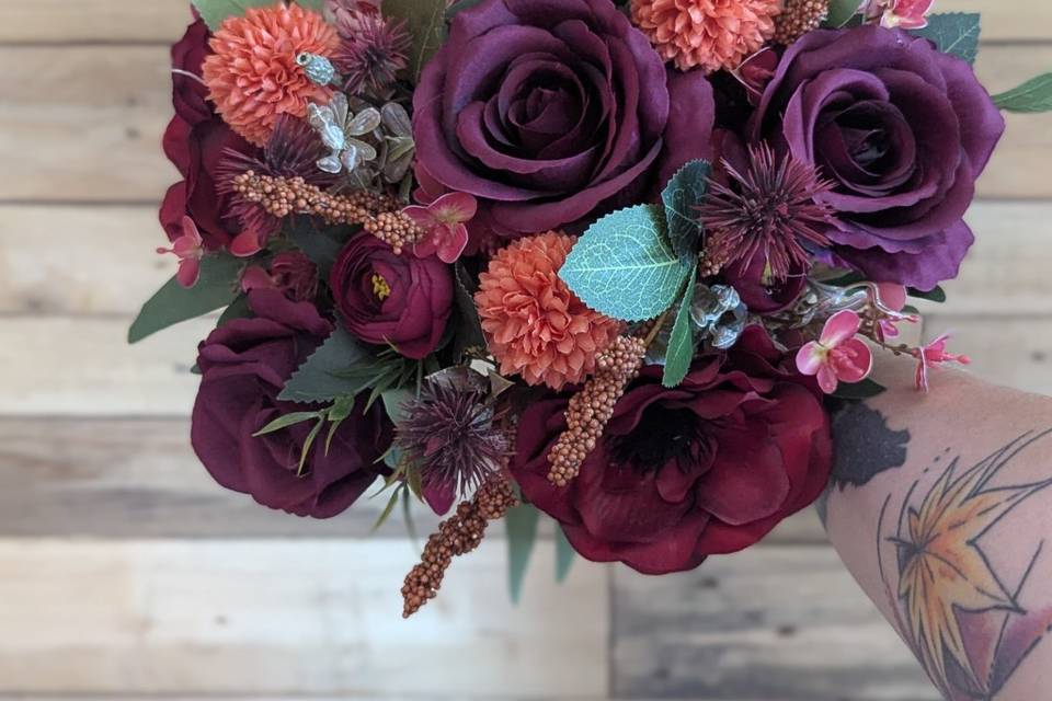 Faux Handtied Bouquet