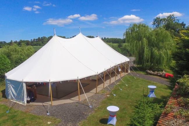 Pole tent hire