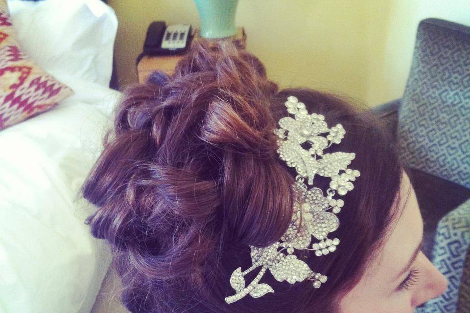 Bridal hair